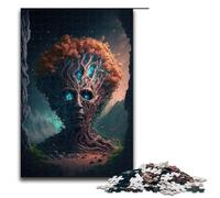 Puzzle da 1000 pezzi con albero magico regalo per adulti lista dei desideri di Natale con Babbo Natale per adolescenti dai 14 anni in su 75x50 cm