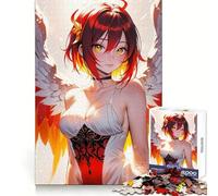 Puzzle da 1000 pezzi con ali angeliche per adolescenti, ideale per stimolare la concentrazione, un passatempo rilassante e un regalo perfetto per le vacanze (38x52cm)