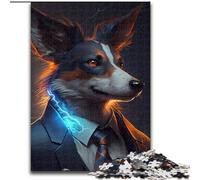 Puzzle da 1000 pezzi con Alpaca nella giungla, per adulti, dimensioni 50x75cm, per adolescenti e famiglie, perfetto come decorazione fai da te e come sfida per stimolare la mente.