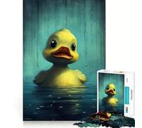Puzzle da 1000 pezzi con anatra gialla,gioco di abilità mentale,taglio laser di alta qualità,esercizio mentale per momenti di tranquillità a casa (38x52cm)