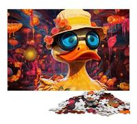 Puzzle da 1000 pezzi con anatre colorate, ideale per adulti, ideale per gli innamorati, perfetto regalo di Natale, Capodanno, San Valentino, 50x75CM/19,68x29,52 pollici.