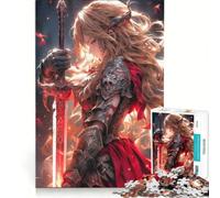 Puzzle da 1000 pezzi con angelo valchiria gioco educativo rilassante e stimolante per la mente ideale come decorazione da scrivania 38x26cm