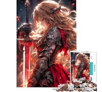 Puzzle da 1000 pezzi con angelo valchiria ideale per adulti giochi di relax analisi e logica perfetto come regalo per tutta la famiglia (dimensioni 38x26cm)