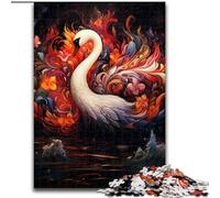 Puzzle da 1000 pezzi con animali e fenicotteri, in cartone, dal design intricato per adolescenti, decorazioni fai da te e divertimento per stimolare il cervello, 1000 pezzi(26x38cm)