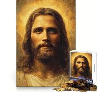 Puzzle da 1000 pezzi con antico ritratto di Gesù Cristo, ideale per ragazzi, stimola la memoria e crea un'atmosfera divertente Bordi nitidi Regalo perfetto per le vacanze (38x26cm)