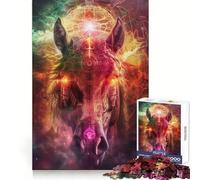 Puzzle da 1000 pezzi con antico rituale del cavallo per adolescenti, ideale per sviluppare la memoria e trascorrere piacevolmente il tempo libero Bordi nitidi Regalo perfetto per le vacanze (50x75cm)