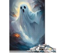 Puzzle da 1000 pezzi con apparizioni spettrali per adulti e adolescenti, puzzle di carta, regali per la vigilia di Natale, 1000 pezzi (38x26 cm)
