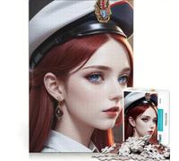 Puzzle da 1000 pezzi con assistente di volo in stile anime, giocattolo fai-da-te, rilassante e stimolante, compleanno e Natale 50x75cm