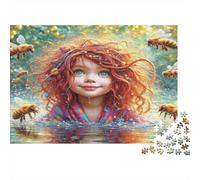 Puzzle da 1000 pezzi con astronauta che tiene in mano un pianeta, ideale per famiglie con bambini dagli 8 anni in su. Decorazione murale completa, resistente allo sbiadimento, 75x50 cm/1000 pezzi.