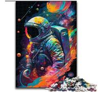 Puzzle da 1000 pezzi con astronauta, per adulti, attività di unione familiare, regalo per la casa, gioco di ruolo per famiglie (dimensioni 50x75cm)