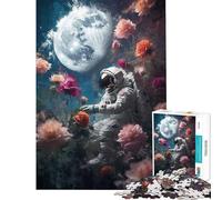 Puzzle da 1000 pezzi con astronauti ideale per adulti antistress per sviluppare analisi e logica un'attività divertente da fare a casa (dimensioni 38x26cm)
