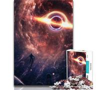 Puzzle da 1000 pezzi con astronauti nello spazio per adolescenti sfida difficile e antistress per migliorare l'amore tra coppie (26x38cm)