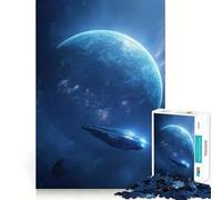 Puzzle da 1000 pezzi con astronave alla scoperta di Pandora per ragazzi, gioco di logica stimolante, antistress, bordi trasparenti, idea regalo classica 38x26cm