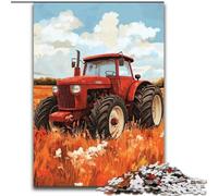 Puzzle da 1000 pezzi con attrezzi agricoli e trattori, per adulti, giocattolo di intelligenza per giochi al chiuso in famiglia (dimensioni 50x75cm)