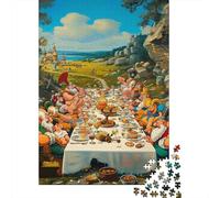 Puzzle da 1000 pezzi con auto da corsa, onda rossa, antistress per lavoratori, ideale per alleviare l'ansia, decorazione da parete per la casa, allenamento cognitivo, 75x50 cm/1000 pezzi