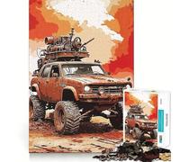 Puzzle da 1000 pezzi con auto da strada per adolescenti, gioco di logica, momento di relax, taglio perfetto, lista dei desideri di Babbo Natale (50x75cm)