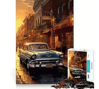 Puzzle da 1000 pezzi con auto d'epoca giapponese,gioco creativo per sviluppare le capacità di abilità,incastro perfetto,nessun pezzo si stacca,attività per rafforzare i legami familiari (50x75cm)