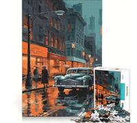 Puzzle da 1000 pezzi con auto d'epoca in stile giapponese gioco pratico e divertente da fare a casa ideale come decorazione da scrivania 50x75cm