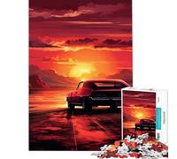 Puzzle da 1000 pezzi con auto d'epoca Un gioco avvincente per coltivare la pazienza rilassante che stimola l'analisi e la logica Un'opera d'arte un regalo perfetto (dimensioni 38x52cm)