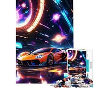 Puzzle da 1000 pezzi con auto spaziale difficile e stimolante che richiede analisi e logica Giocattolo fai-da-te per ragazzi dai 14 anni in su (50x75cm)