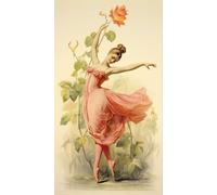Puzzle da 1000 pezzi con ballerina molto impegnativo per adulti e casual, ogni pezzo è unico, la tecnologia Softclick significa che i pezzi si adattano perfettamente insieme