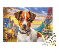 Puzzle da 1000 Pezzi con Beagle in Carta Riciclata, Cane in Scena Esterna Viva e Fantastica,Gioco Educativo e Stimolante, Gioco di Famiglia, Ottima Idea per un Regalo, 70x50cm/1000pezzi