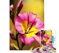 Puzzle da 1000 pezzi con bellissimi fiori gioco educativo sfida per l'intelligenza giocattolo avvincente regalo di Babbo Natale segreto regalo di compleanno (dimensioni 50x75cm)