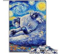 Puzzle da 1000 pezzi con bradipo e cielo notturno in legno, perfetto regalo di Natale e Capodanno, regalo per le feste, 50x75cm, gioco rompicapo per adolescenti, perfetto regalo per le feste