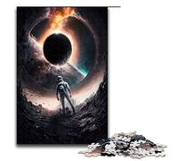 Puzzle da 1000 pezzi con buchi neri regalo per adulti lista dei desideri di Natale con Babbo Natale per adolescenti dai 14 anni in su 75x50 cm