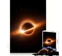 Puzzle da 1000 pezzi con buco nero e disco di accrescimento per adulti, ideale per il benessere mentale e come regalo di compleanno perfetto (38x52cm)