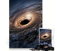 Puzzle da 1000 pezzi con buco nero e galassia per adolescenti, ideale per ricordare il potere del relax, con incastri solidi e perfetti come regalo (50x75cm)