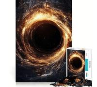 Puzzle da 1000 pezzi con buco nero e ritagli precisi,sfida intelligente e divertente,gioco per il tempo libero,regalo di Natale 38x52cm