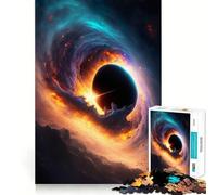 Puzzle da 1000 pezzi con buco nero e Via Lattea per adulti, gioco intelligente, rilassante e divertente, ideale per assemblare un disegno e creare un regalo prezioso (38x52cm)