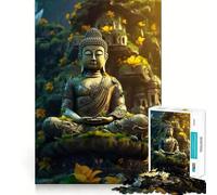 Puzzle da 1000 pezzi con Buddha della Natura, ideale per adolescenti, stimola la memoria, riduce lo stress e crea un'immagine tridimensionale da appendere al muro (38x52cm)