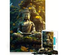 Puzzle da 1000 pezzi con Buddha della Natura per adolescenti, gioco di saggezza e riflessione, divertente e rilassante, con dettagli nitidi e da collezione (50x75cm)