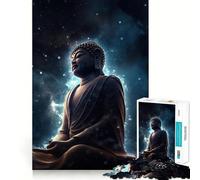 Puzzle da 1000 pezzi con Buddha,galassia e universo,pezzi ben definiti,gioco per lo sviluppo delle capacità cognitive,ideale per momenti di relax e divertimento,perfetto per l'esposizione natalizia