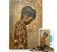 Puzzle da 1000 pezzi con Buddha obbediente alla vita,ritaglio preciso,decorazione,gioco per la mente,regalo,gioco rilassante,attività per compleanno (50x75cm)
