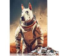 Puzzle da 1000 pezzi con Bull Terrier inglese, gioco educativo, giocattolo, decorazione per la famiglia, adulti, impegnativo, 1000 pezzi (75x50 cm)