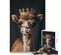 Puzzle da 1000 pezzi con cammello e re, ideale per ragazzi, stimola la capacità di ragionamento, rilassa e crea un'atmosfera piacevole Taglio netto e regalo perfetto (50x75cm)