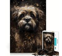 Puzzle da 1000 pezzi con cane Shih Tzu, ideale per adulti, gioco di abilità mentale, divertente e rilassante, con design da assemblare, 50x75cm