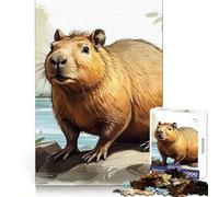 Puzzle da 1000 pezzi con capibara per ragazzi, stimolante per il benessere mentale, per il tempo libero e il divertimento Perfetto per creare un bel puzzle e un'ottima idea regalo (50x75cm)