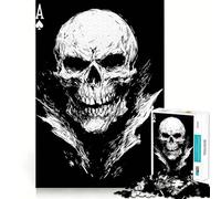 Puzzle da 1000 pezzi con carte da gioco per adolescenti, rompicapo rilassante, taglio premium, regalo di Natale (38x52cm)