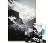Puzzle da 1000 pezzi con cascata della Yosemite Valley,divertente gioco mentale,senza spazi vuoti,design a incastro perfetto, riunioni di famiglia (38x52cm)