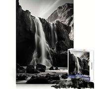 Puzzle da 1000 pezzi con cascata nel canyon, stimolante per la memoria, rilassante e divertente, con taglio liscio, ideale come regalo di compleanno (50x75cm)