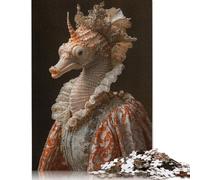 Puzzle da 1000 pezzi con cavalluccio marino rinascimentale per adulti e adolescenti, puzzle per adulti, gioco educativo per adulti, 38x26 cm/1000 pezzi