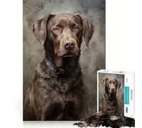 Puzzle da 1000 pezzi con Chesapeake Bay Retriever,gioco di precisione e divertente per stimolare la mente e favorire la tranquillitàRegalo ideale per Natale e momenti di relax(38x26cm)