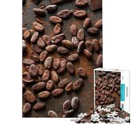 Puzzle da 1000 pezzi con chicchi di caffè e cioccolato puzzle per adulti sfida di velocità manuale difficile e stimolante ideale come regalo 38x52cm
