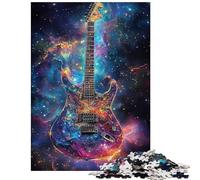 Puzzle da 1000 pezzi con chitarra galattica ideale per ragazzi e famiglie per un divertimento unico e un'interazione genitore-figlio perfetto come regalo di compleanno o di Natale (38x52cm/1000 pezzi)