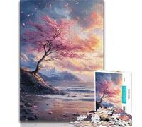Puzzle da 1000 pezzi con ciliegie in riva al mare puzzle da 1000 pezzi per adulti giocattoli giochi educativi antistress migliora l'amore tra coppie 38x26cm