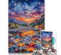 Puzzle da 1000 pezzi con ciottoli colorati puzzle per adulti da 1000 pezzi Relax Games è l'ideale come regalo per tutta la famiglia (50x75cm)